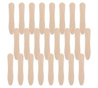 1200PCS Disposable Wooden Ice Cream Spoons, Mini Tasting Cutlery | Birch Wood, Smooth Splinter-Free Finish, 7.5x1.5x0.2cm, Ergonomic Snow Stick Shape for Gelato Sampling