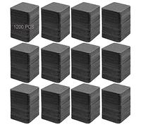 1200PCS Nail Wipes, Lint Free Nail Wipes Lint Free Wipes,Glue Wipes for Eyelash Extension,Soft Gel Nail Polish Remover Pads Wipes Lint Free Cotton Pads Wipes Non-woven Fabric Glue Cleaning Wipe, Black