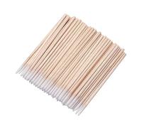 1200pcs Nails Wood Cotton Swab Cleaning 7cm Microbrush Eyelash Sticks Buds Tip Ear Toothpick Makeup Eyebrow Sticks Glue Removing Tattoo Makeup Cosmetics (1200PCS)