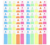 1200pcs PET Reading Marker Tabs for Books and Notebooks | Repositionable, Bright Colours, Portable Stationery for Notes, Office Use and Journal Planning
