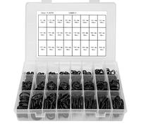 1200PCS Rubber O Rings Assorted Kit, 24 Sizes O-Ring Gaskets for DIY & Plumbing Repairs, Rubber Sealing Gasket Sets for Tap Washers, Auto Repair, Seal Rings, Black
