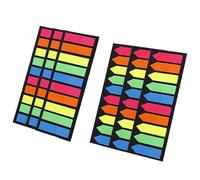 1200pcs Sticky Tabs, Sticky Notes, Index Tabs with Flat & Arrow Shapes, Annotation Tabs, Page Markers Tabs for Annotating Books, File Classification, Book Notes(10 Colour)