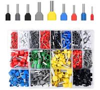 1200PCS Wire Connector Kit for Electrical Terminations in Automation Systems Control Cabinets and Power Distribution Infrastructure