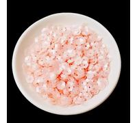 1200Pieces Frosted Pink Flower Sequins for Sewing Plastic Plum Blossom Beads 6MM Flower Disk Loose Sequins for Scrapbooking,Stage Decorations