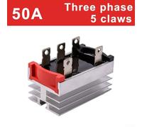 1200V Three-Phase Rectifier Bridge Module, 10A-50A Fast Recovery Diode with High Thermal Conductivity, Glass Passivation Chip for Industrial Automation and for CNC(SQL5010-50Athree Phase)