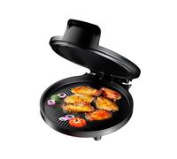 1200W 180-degree Rotating Double-sided Pancake Pot Machine One Button Operation Removable Drip Tray Temperature Control