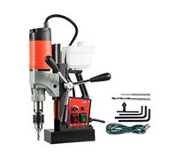 1200W 40mm Magnetic Drill Press 13000N Electric Mag Bench Tapping Drilling Rig Machine for Engineering Steel Structure,High Stability