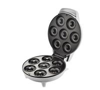 1200W 7 Shape Double Heater Non-stick Doughnut Maker Breakfast Machine Easy Clean Indicator Light Red Easy To Clean