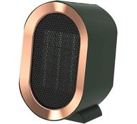 1200W Ceramic Plug in Fan Heater, Portable Electric Heaters with 2 Heat Modes, Anti-Dumping, Anti-Overheating,Safe and Environmentally Friendly,for Bedroom,Living Room,Office (Green)