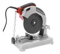 1200W Chop Saw 50mm Cut Depth, 185mm Mitre Saw 0-45° for Wood Metal Tile | 5200 RPM Pure Copper Motor, 5.2-5.9ft Cord, Thickened Base, Heat Dissipation, Ergonomic Handle, Red