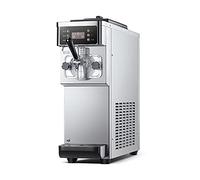 1200W Commercial Ice Cream Machine, 16L/H Soft Serve Ice-Cream Maker Machines, Ice Cream Machine with LCD Operation Screen, CE/FCC