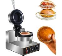 1200w Commercial Panini Press & Brioche Burger Maker, Electric Ice Cream Bun Warmer For Donuts, Krapfen, And Brioche Buns