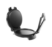 1200W Double-sided Heating Roti Maker Pancake Maker, Adjustable Temperature Electric Chapati Maker, Stainless Steel Flat Bread Naan Maker for Pancakes, Crepes and Omelettes