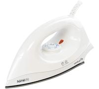 1200W Dry Iron Non-Stick Soleplate Variable Temperature Control 2m Cord White