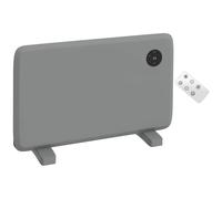 1200W Electric Convector Heater, Quiet Space Heater with LED Display, Grey [EEK: A]