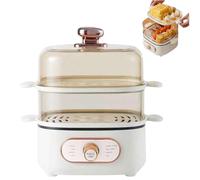 1200W Electric Food Steamer, 10.5L Large Capacity 2-Tier Steamer Pot with Stackable Baskets & 2.5l Electric Hot Pot, Multi-Cooker for Vegetables, Rice, Dumplings, Seafood & Healthy Cooking