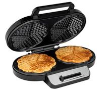 1200W Electric Waffle Baker with Adjustable Temperature Control, 31.5x23x7cm Compact Design, Non-Stick Plates for Even Cooking and Easy Cleaning