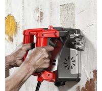 1200W Electric Wall Planer, Handheld Wall Scraper Shovel with 90° No Dead Angle, 1-4mm Depth Adjustable Concrete Surface Planer for Wallpaper Paint Putty Removal Wall Renovation