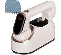 1200W Handheld Steam Iron with 140ml Tank and Rapid 25s Preheat | Ceramic soleplate, foldable handle, digital display. Dry and wet modes, 25g/min steam. For travel and home.