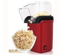 1200W Hot Air Popcorn Maker, Electric Oil-free Popcorn Machine with Corn Spoon, Air Pop Popcorn Maker with On/off Switch, Ideal for Movie Nights & Family Snacks