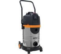 1200W Industrial Wet & Dry Vacuum Cleaner - 30L Bagless Stainless Steel Drum