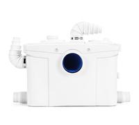 1200W Macerator Pump with PCB Function, Toilet Pump, Sink Pump, Maceration Toilet System Up to 39.4ft, 2800GPH with 5 Water Inlets, 2 Outlet for Sink