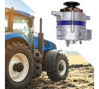 1200W Permanent Magnet Generator For Agricultural Tricycle/Quadricycle Tractors - AC/DC Dual Use With Charging & Lighting - Single/Dual Wheel Pure Copper Core, High Efficiency(Double wheel)