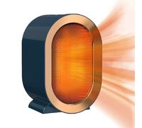 1200W Portable Ceramic Heater, Fast Heating Electric Fan Heater 2 Modes Safe Energy Saving Multiple Protection Overheating Protection Tilt Protection (Blue)