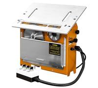 1200W Portable Table Saw with 45° Bevel, Adjustable Height & Angle, for Woodworking & DIY Projects, Compact Design for Easy Transport