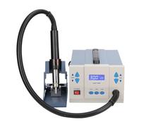 1200W SMD Hot Air Gun Digital LCD Rework Desoldering Station with 3 Memory Channels for Electronics Repair (UK Plug)