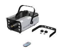 1200W Smoke Fog Machine RGB 6LEDs Stage Lighting Effect Haze Generator Remote Control For Party DJ Disco Club Wedding Higher Capacity Stronger Output