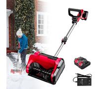 1200w Snow Blower, Cordless Snow Thrower For 20v Battery, Adjustable Direction Snow Plow, With Clearing Width 32cm, Clearing Height 16cm, B