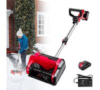 1200w Snow Blower, Cordless Snow Thrower For 20v Battery, Adjustable Direction Snow Plow, With Clearing Width 32cm, Clearing Height 16cm,