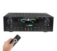 1200W Stereo Audio Amplifier 7 Channel, 5.2 Amplifier HiFi | High-Power Receivers with Remote Control Support FM USB SD Cards, for Home Speakers, Karaoke(Amplifier)