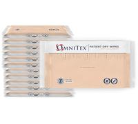 1200x Omnitex XL Patient Cleansing Dry Wipes - UK Made | Soft Daily Care & Comfort | High Absorbency, Gentle & Strong | Adult Wipes for Incontinence, Bed Bath & outdoors (12x Pack of 100)