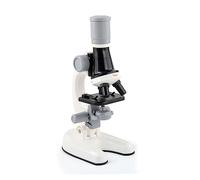 1200X Zoom Microscope Biology Lab LED School Science Experiment Kit Education Scientific Coarse And Fine Focus(White)
