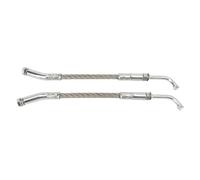 1201-DF Ice Scraper Kit for Snowmobiles - Metal Ice Removal Tool Compatible with for POLARIS, Ski-Doo & Lynx, Fits Track Heights 2.5 to 12 Inches, Includes 2 Scrapers, 39 x 7 x 5 cm, Silver