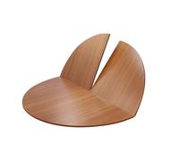 120240cm Lar Round Foldable TableWooden Top Portable & Versatile Design Easy Sto for Events & Dining Ideal Replacement No Legs Included