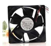 12038VA-24P-GU 12038 PWM Fan, DC24V 4-Wire Dual Ball Server Inverter Replacement Fan