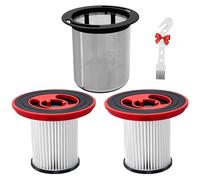 12040193 Filter for Bosch Unlimited Series 7 Cordless Vacuum Cleaners BKS711XXL, BBS711W, BBS712A, BCS711GB, BKS711MALL Washable HEPA filters with Stainless Steel Pre-filter