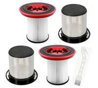 12040193 Filter for Bosch Unlimited Series 7 Cordless Vacuum Cleaners BKS711XXL, BBS711W, BBS712A, BCS711GB, BKS711MALL Washable HEPA filters, 2 HEPA Filters + 2 Stainless Steel Pre-filter