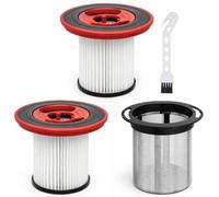 12040193 Replacement Filter for Bosch Unlimited Series 7 Cordless Vacuum Cleaner BKS711XXL BBS711W BBS712A BCS711GB BKS711MALL, 2 HEPA Filters + 1 Stainless Steel Pre Filter