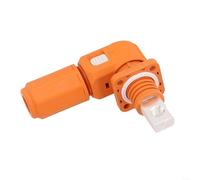 120A/200A Energy Storage Quick Connector, Orange IP67 Waterproof Silver Plated Red Copper Terminal for EV Forklift for battery Cabinet Telecom Equipment(200A-yellow)