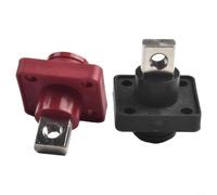 120A for battery Terminal Connector 2PCS All-Copper Post for Energy Storage - High Current Red Black Ends - EV Solar Power System
