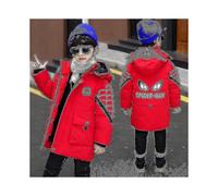 (120cm (4-5years)) Spider-man Hooded Jacket Kids Winter Warm Coat-c