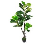 120cm (4ft) Large Artificial Fiddle Fig Tree Ficus Lyrata Plant