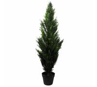 Cypress UV Cedar Topiary Tree Artificial 120cm Realistic Plant Botanik Leaf Green One Size