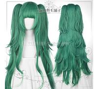 120cm Body Wigs Fire Emblem ThreeHouses Hairwear Sothis Green Long Curls Cosplay Hair 100cm Chip Ponytails Halloween Role Play CHINA Green