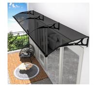 120cm Door Canopy Awning - UV Protection Polycarbonate Cover for Entrance Effectively Blocks Sunlight & Rain Weather-Resistant Outdoor Shade Solution