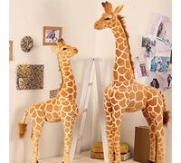 120cm Giant Real Life Giraffe Toys Cute Stuffed Animal Dolls Soft Animal Deer Doll Birthday Gift Kids Toys 50cm